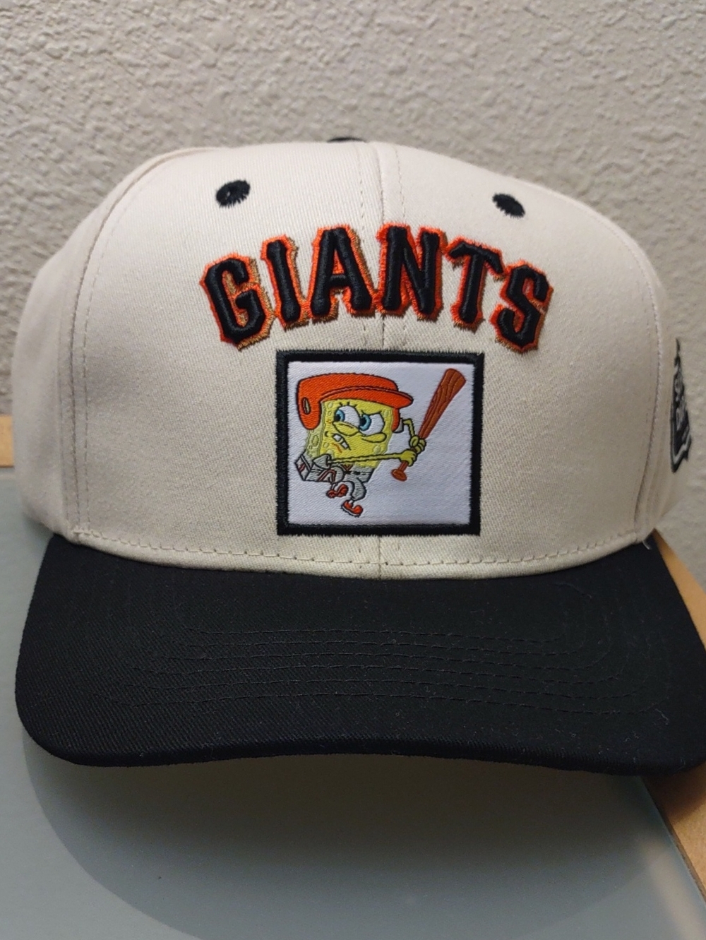San Francisco Giants Baseball Cap with SpongeBob Graphic - 7/12/26 Giveaway Cap